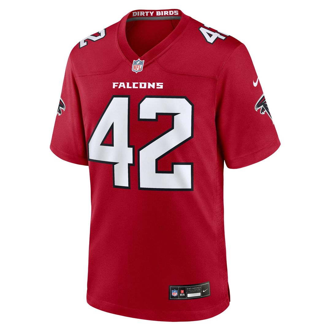 Josh Woods Atlanta Falcons Team Game Jersey - Red