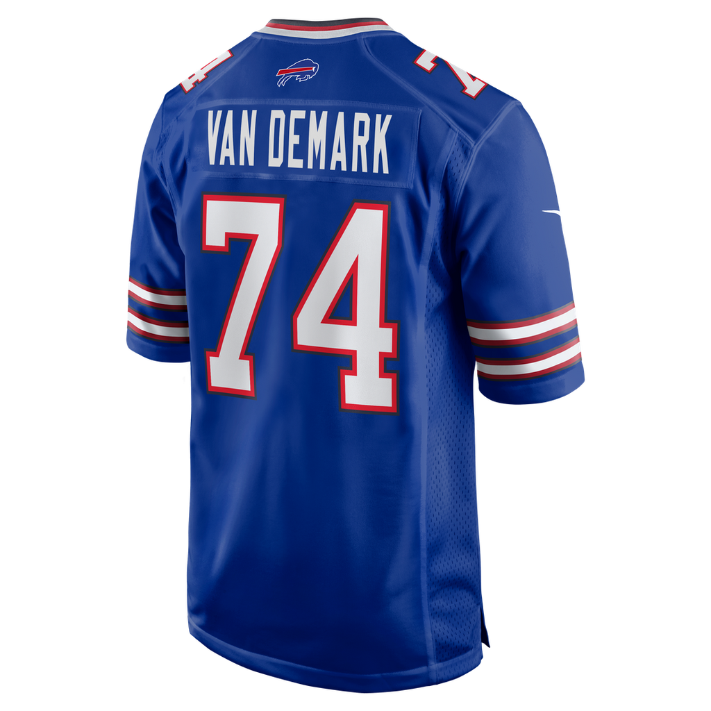 Ryan Van Demark Buffalo Bills Game Player Jersey - Royal