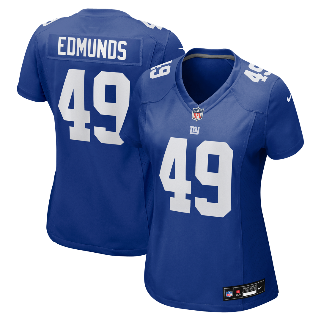 Tremaine Edmunds New York Giants Women's Team Game Jersey - Royal