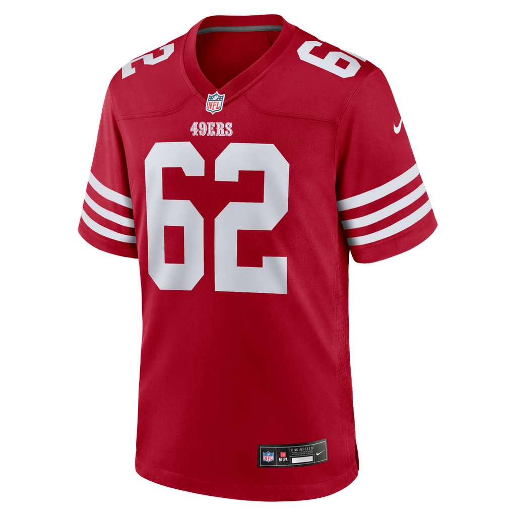 Austen Pleasants San Francisco 49ers Team Game Jersey - Scarlet