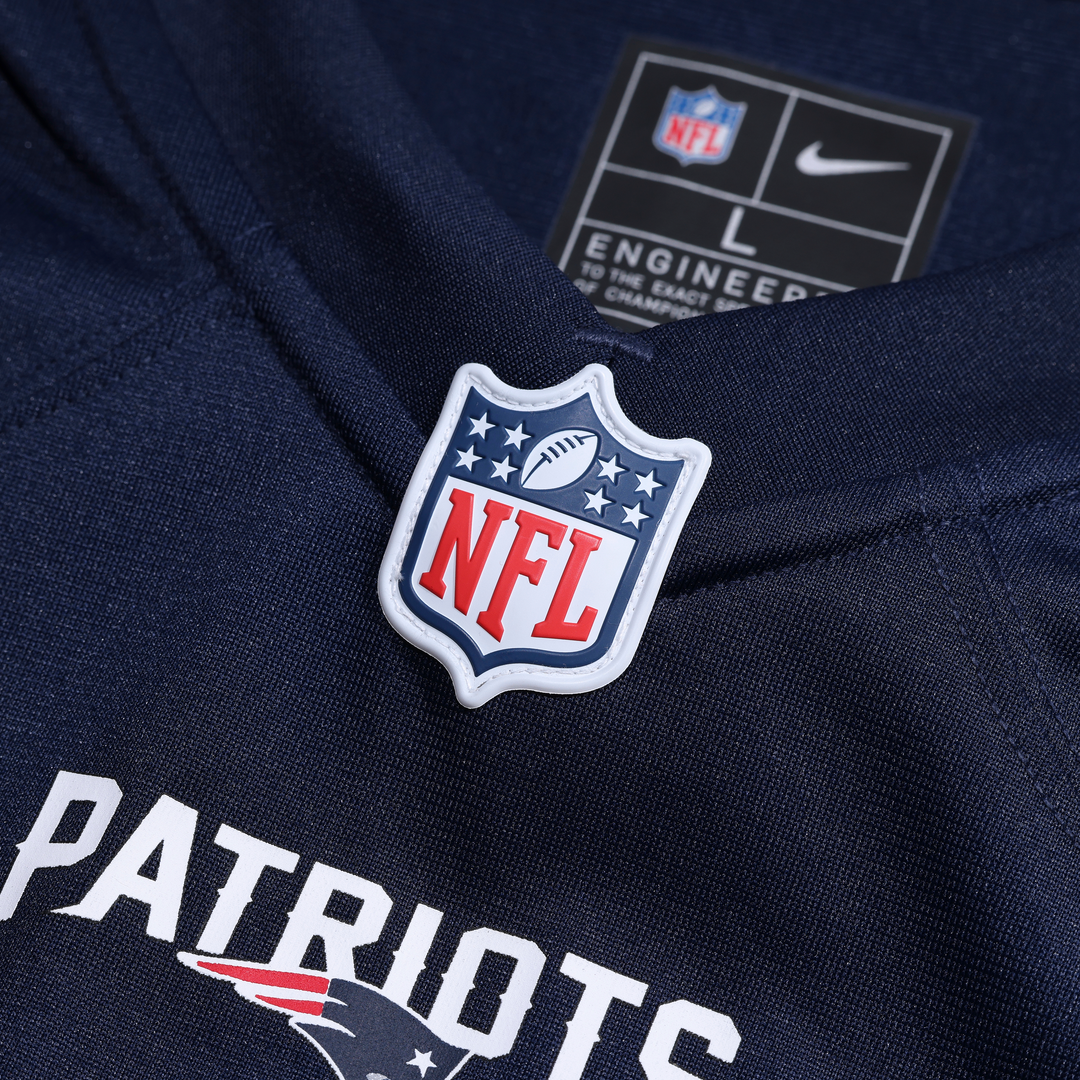 A.J. Brown New England Patriots Team Game Jersey - Navy