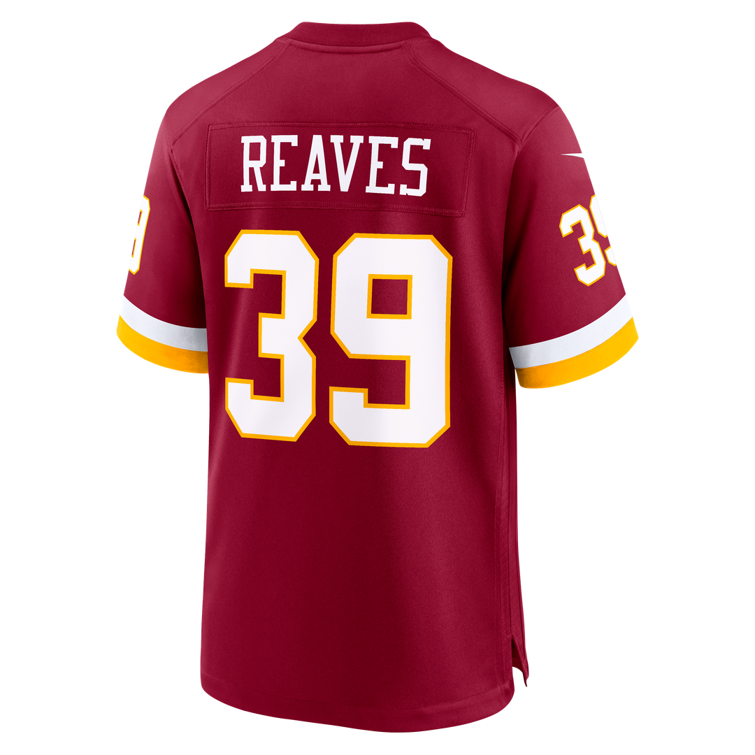 Jeremy Reaves Washington Commanders Hail Raiser Alternate Game Jersey - Black