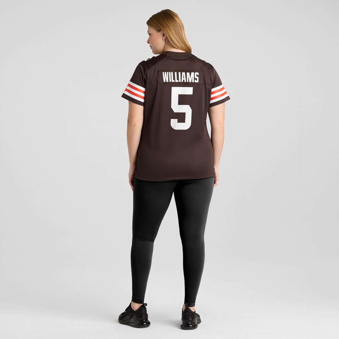 Quincy Williams Cleveland Browns Women's Team Game Jersey - Brown