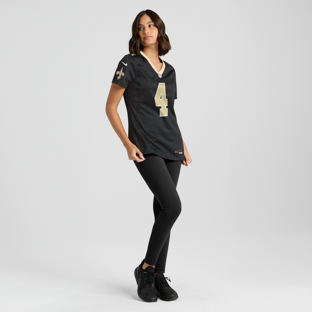 Oscar Delp New Orleans Saints Women's Team Game Jersey - Black