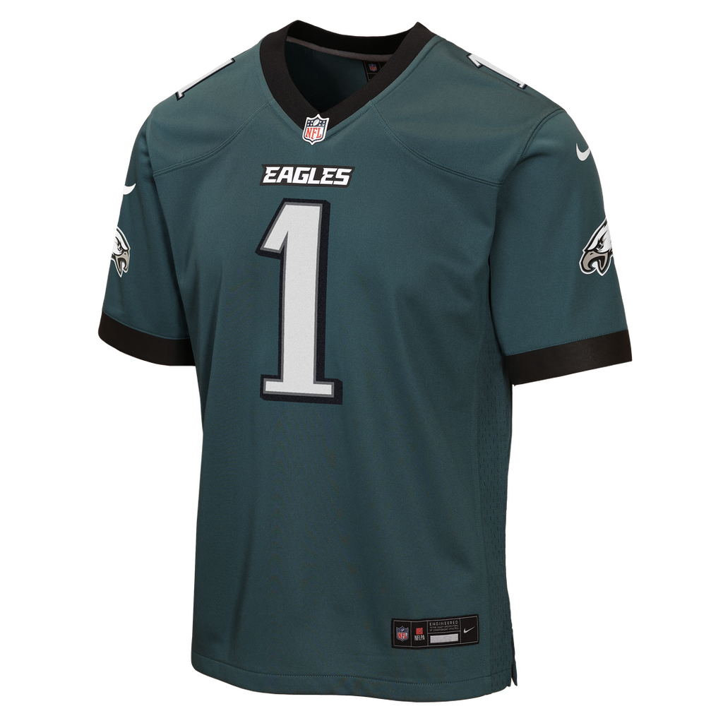 Jalen Hurts Philadelphia Eagles Youth Game Jersey - White