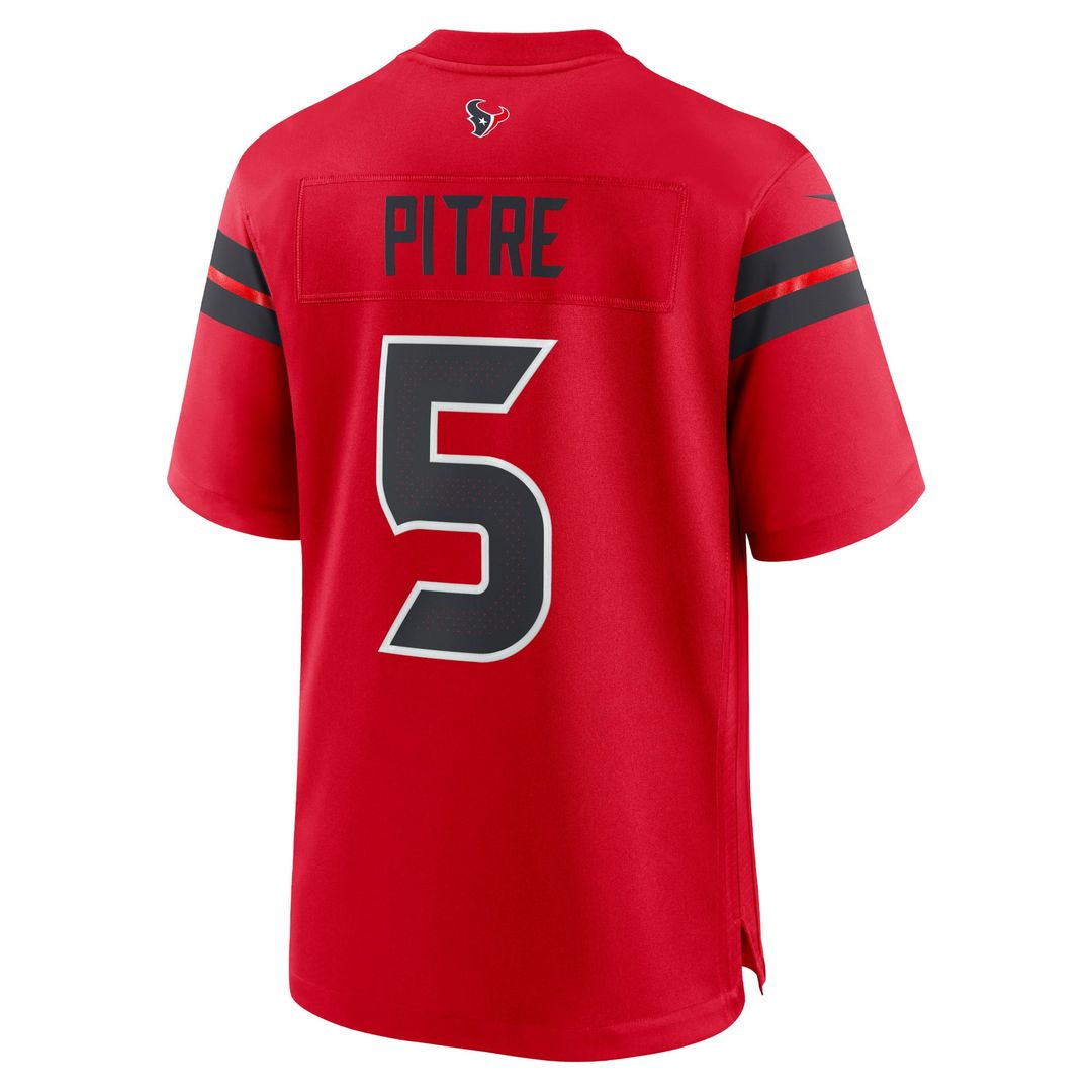 Jalen Pitre Houston Texans Alternate Game Jersey - Red