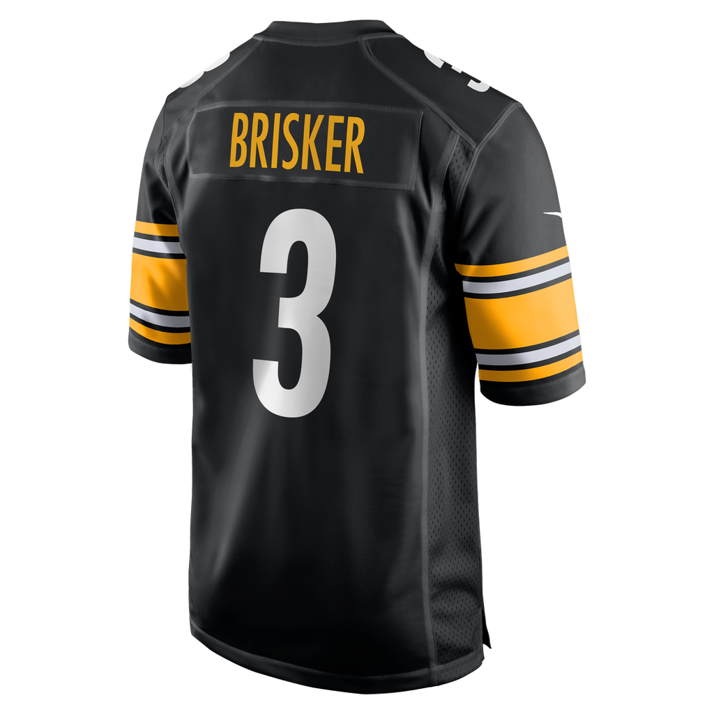 Jaquan Brisker Pittsburgh Steelers Team Game Jersey - Black