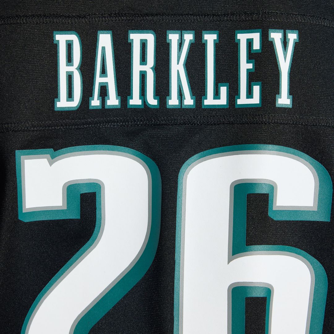 Saquon Barkley Philadelphia Eagles Women's Team Game Jersey - Midnight Green