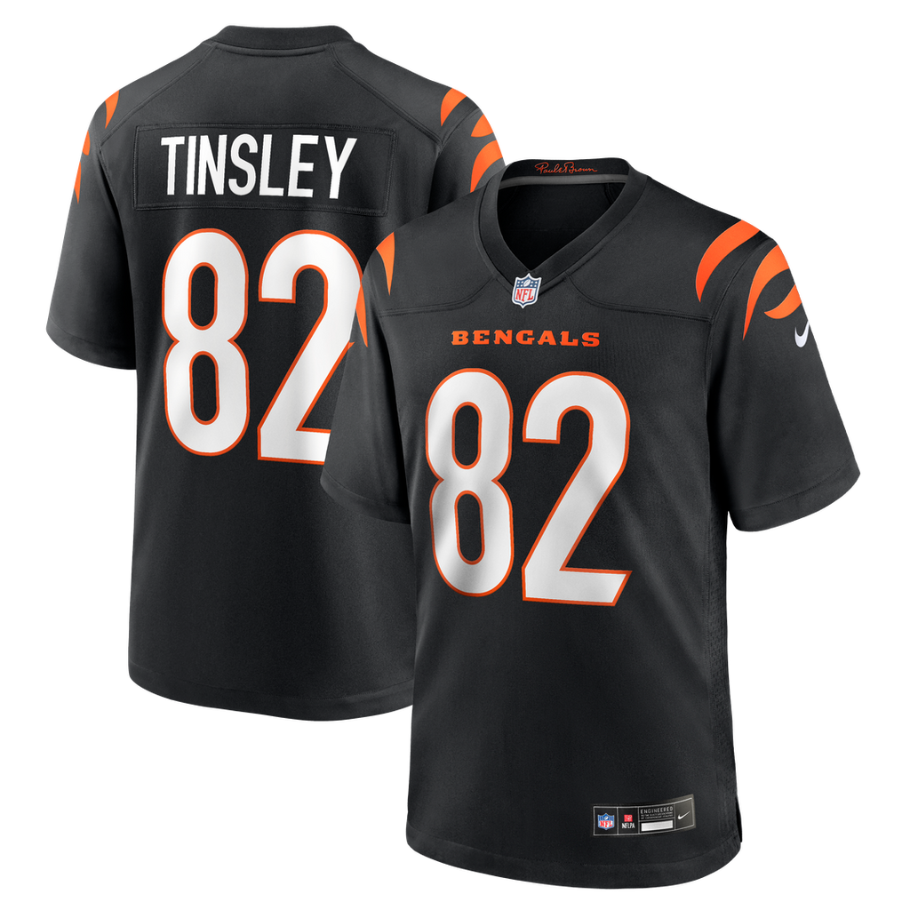 Mitchell Tinsley Cincinnati Bengals Team Game Jersey - Black