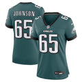 Lane Johnson Philadelphia Eagles Women's Team Game Jersey - Midnight Green