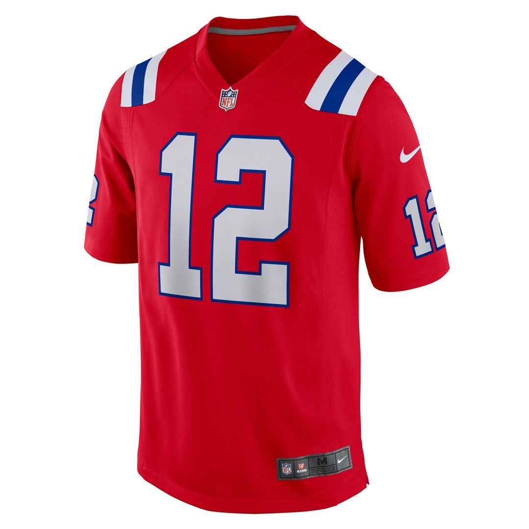 Tom Brady New England Patriots Retired Player Alternate Game Jersey - Red