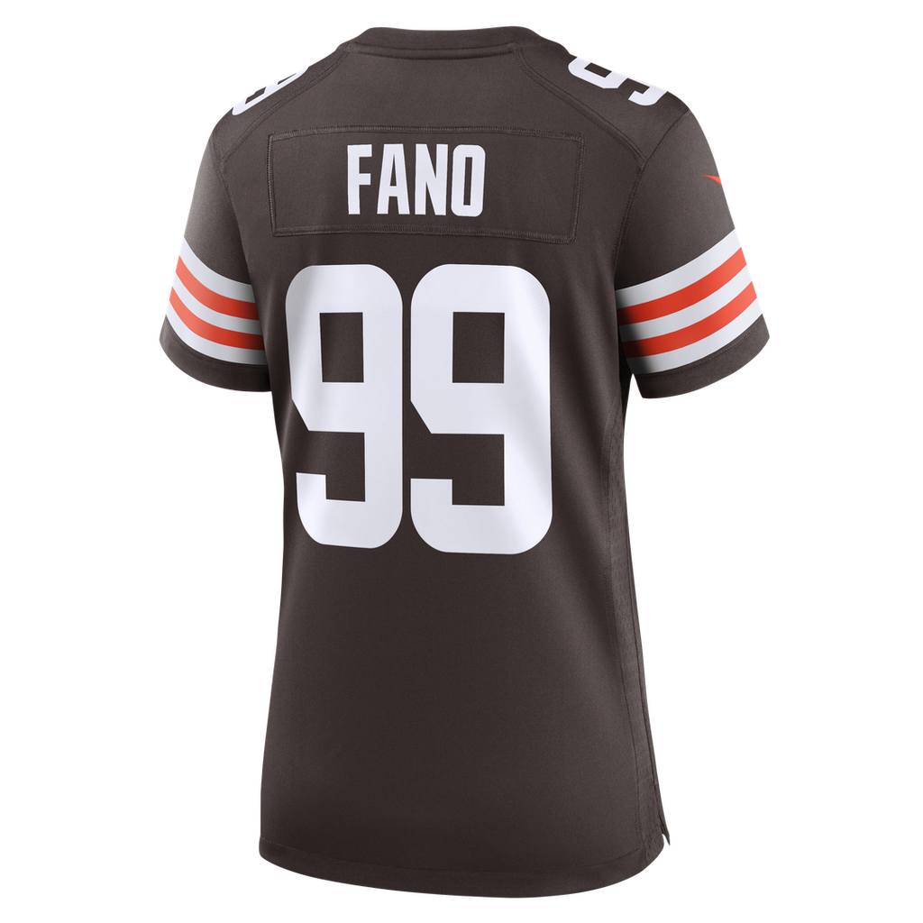 Logan Fano Cleveland Browns Women's Team Game Jersey - Brown