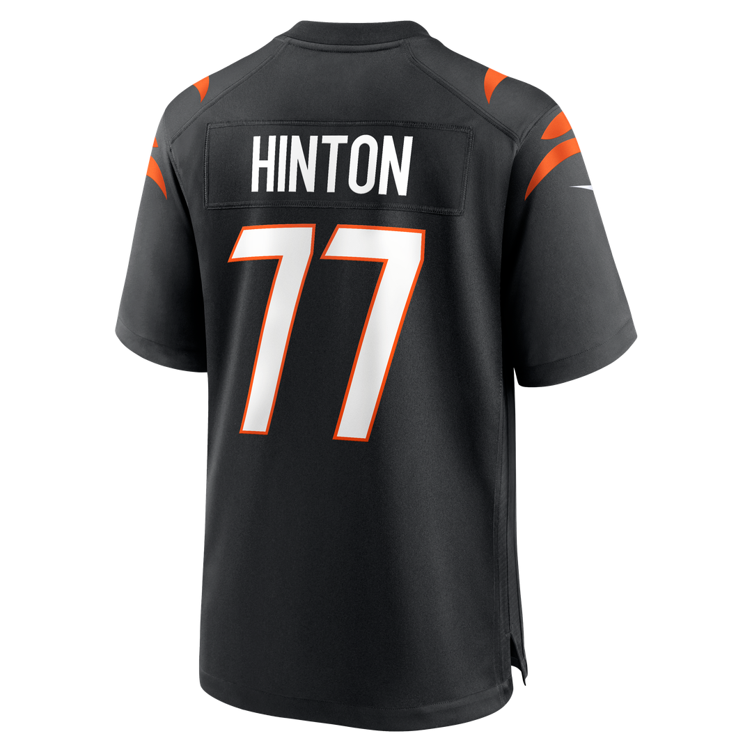 Myles Hinton Cincinnati Bengals Team Game Jersey - Black