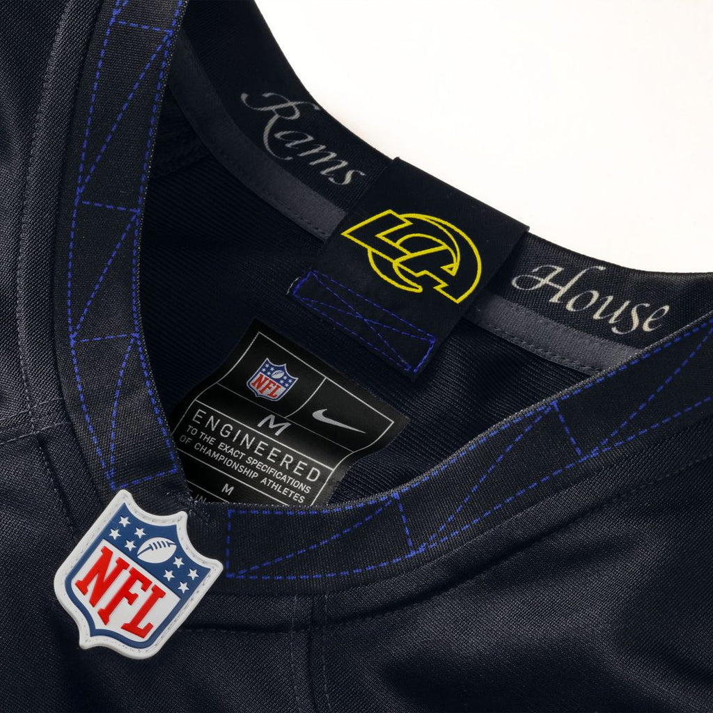 Puka Nacua Los Angeles Rams Women's Rivalries Collection Game Jersey - Dark Blue