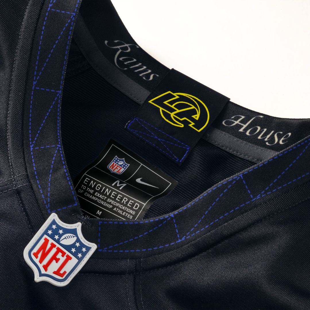 Puka Nacua Los Angeles Rams Women's Rivalries Collection Game Jersey - Dark Blue