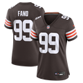 Logan Fano Cleveland Browns Women's Team Game Jersey - Brown