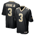 Travis Etienne Jr New Orleans Saints Game Jersey - Black