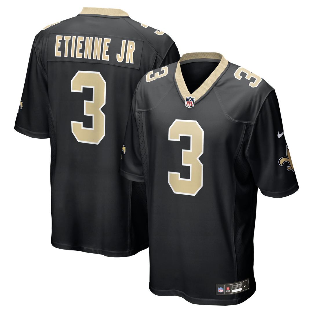 Travis Etienne Jr New Orleans Saints Game Jersey - Black