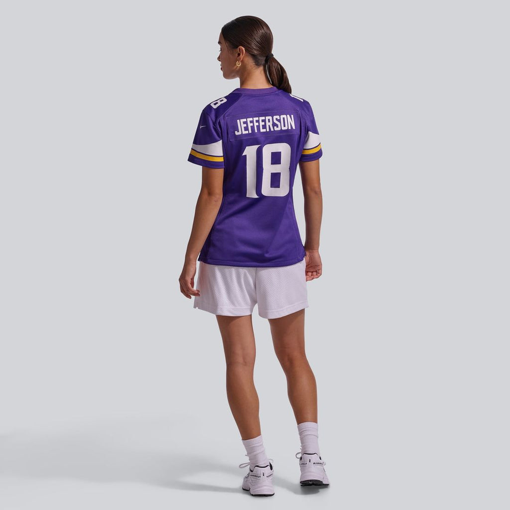 Justin Jefferson Minnesota Vikings Women's Game Jersey - Purple