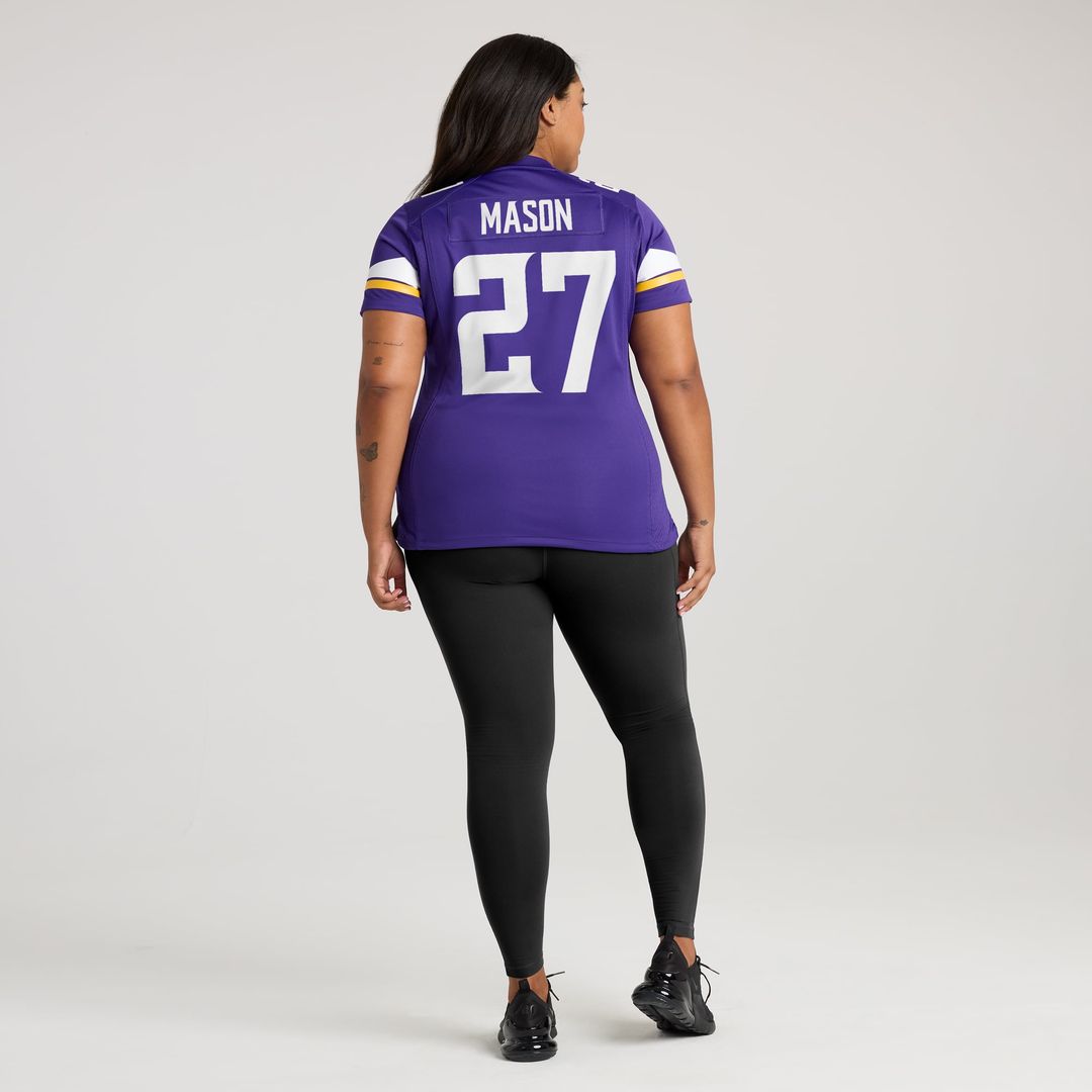 Jordan Mason Minnesota Vikings Women's Team Game Jersey - Purple