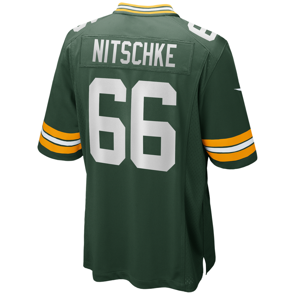Ray Nitschke Green Bay Packers Game Retired Player Jersey - Green
