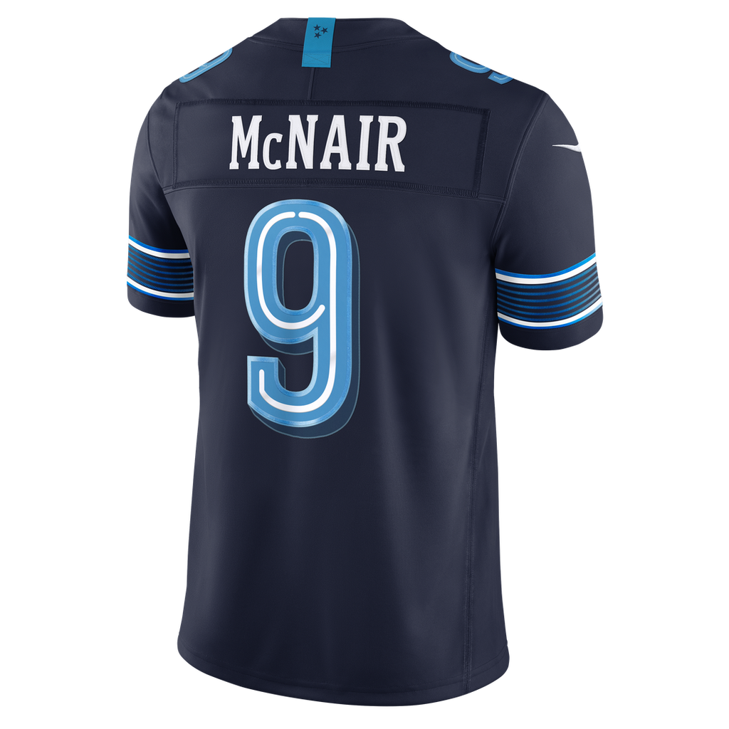 Steve McNair Tennessee Titans 2026 Rivalries Collection Stitched Limited Jersey - Navy