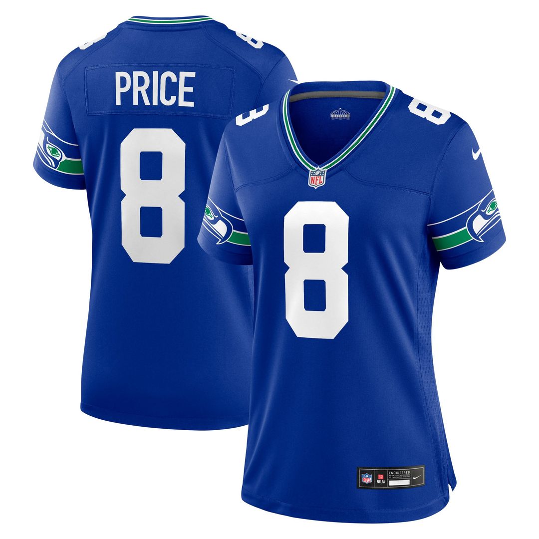 Jadarian Price Seattle Seahawks Women's Alternate Game Jersey - Royal
