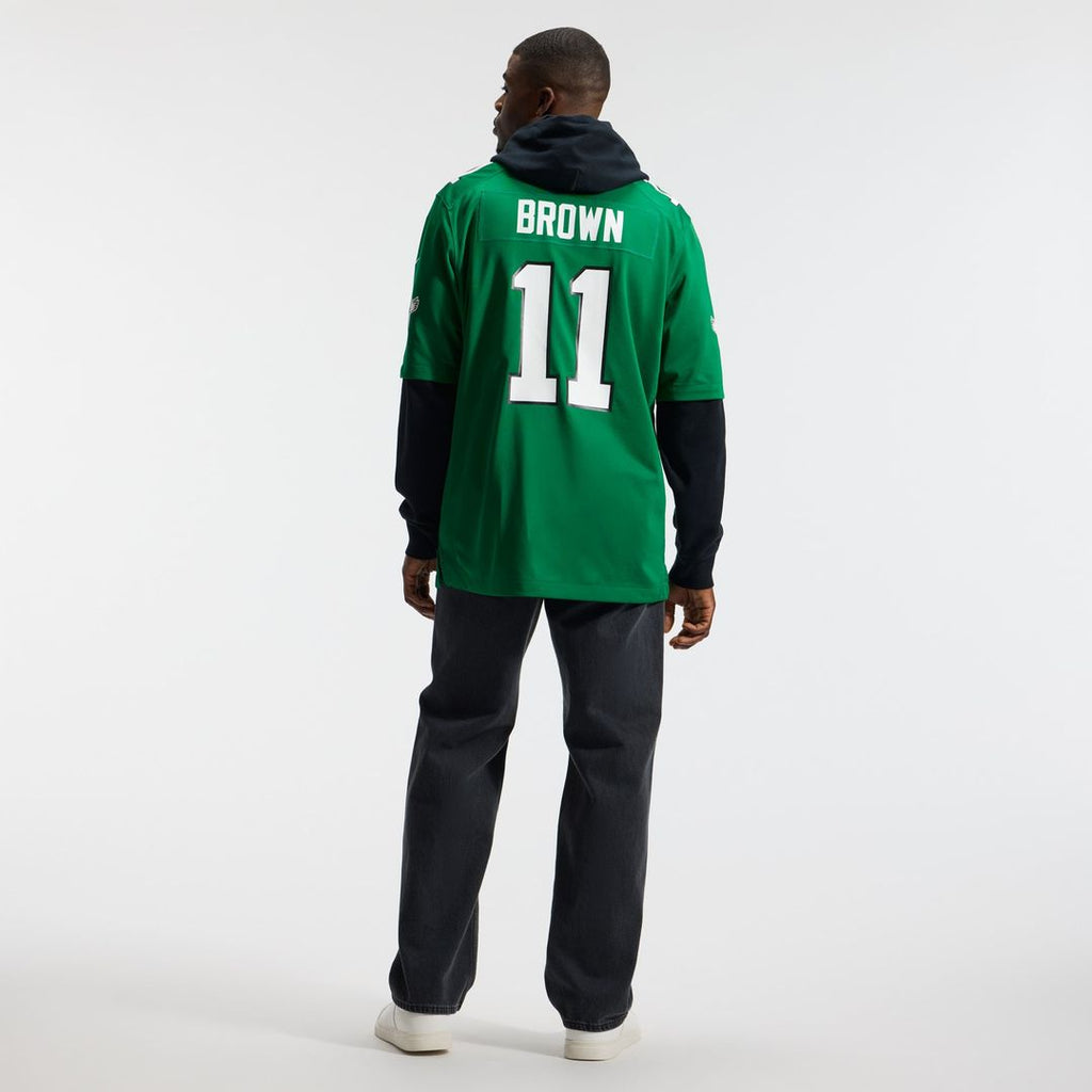 A.J. Brown Philadelphia Eagles Team Game Jersey - Midnight Green