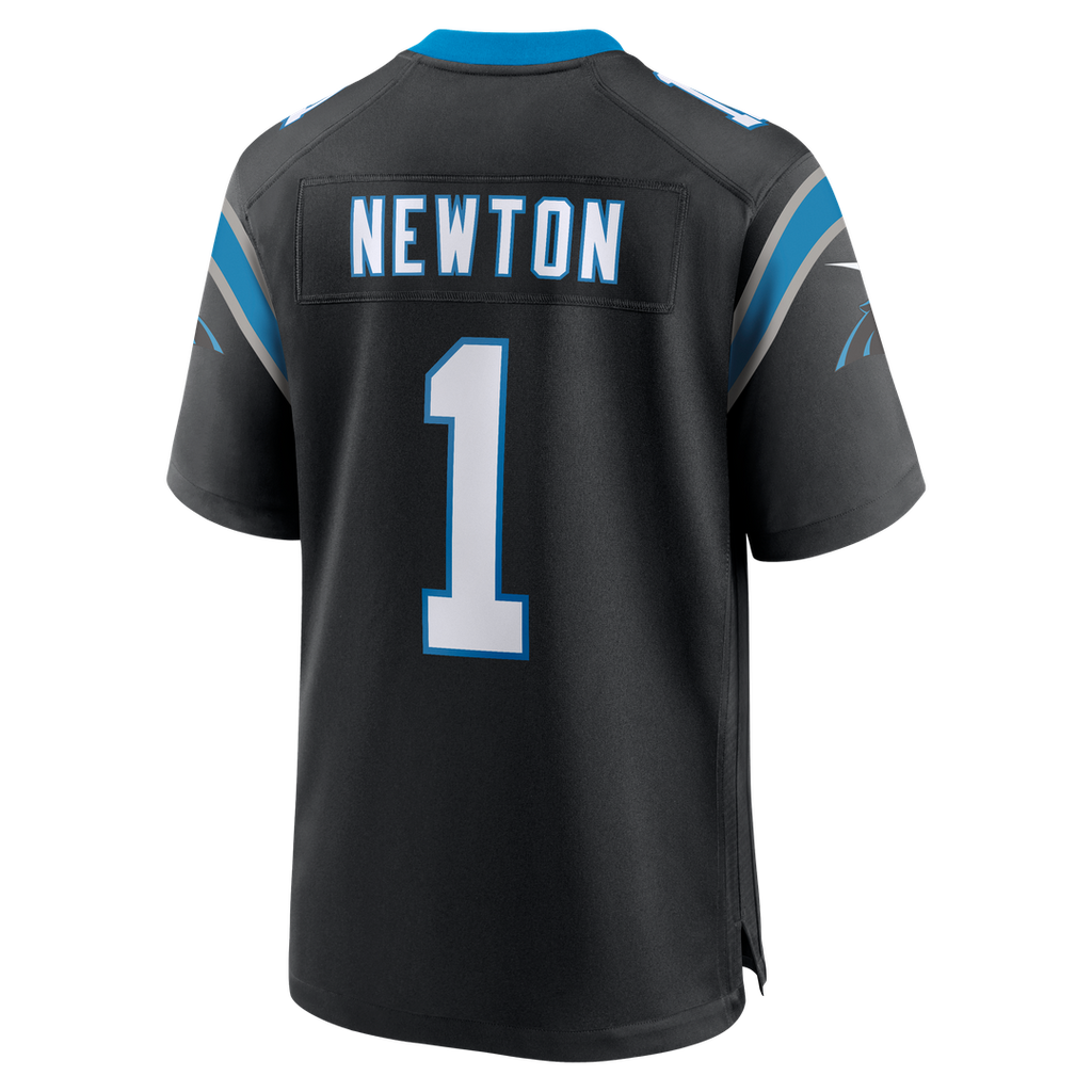 Cam Newton Carolina Panthers Team Retired Game Jersey - Black
