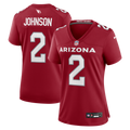 Will Johnson Arizona Cardinals Women's Team Game Jersey - Cardinal