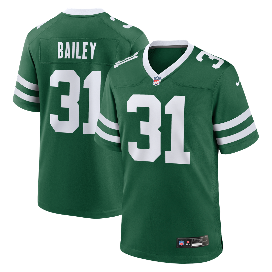 David Bailey New York Jets Team Game Jersey - Green
