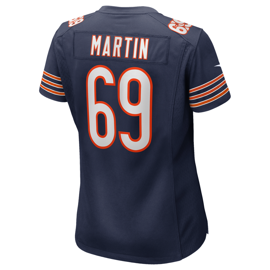 Jeremiah Martin Chicago Bears Women's Team Game Jersey - Navy