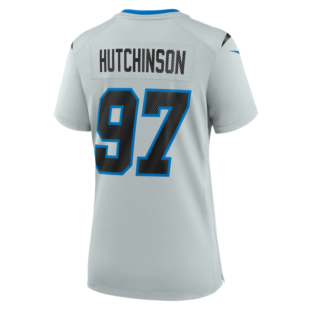 Aidan Hutchinson Detroit Lions Women's 2026 Rivalries Collection Game Jersey - Silver