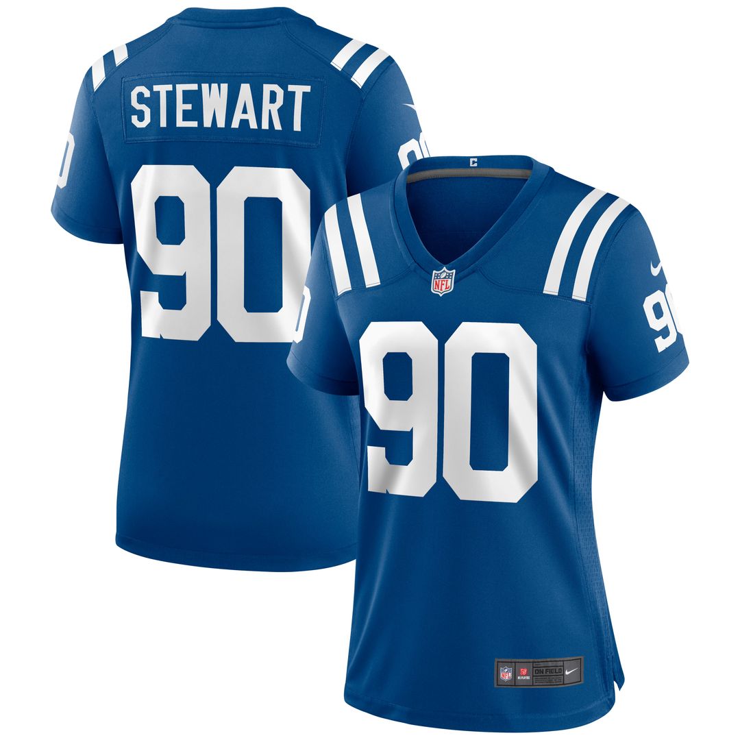 Grover Stewart Indianapolis Colts Women's Game Jersey - Royal