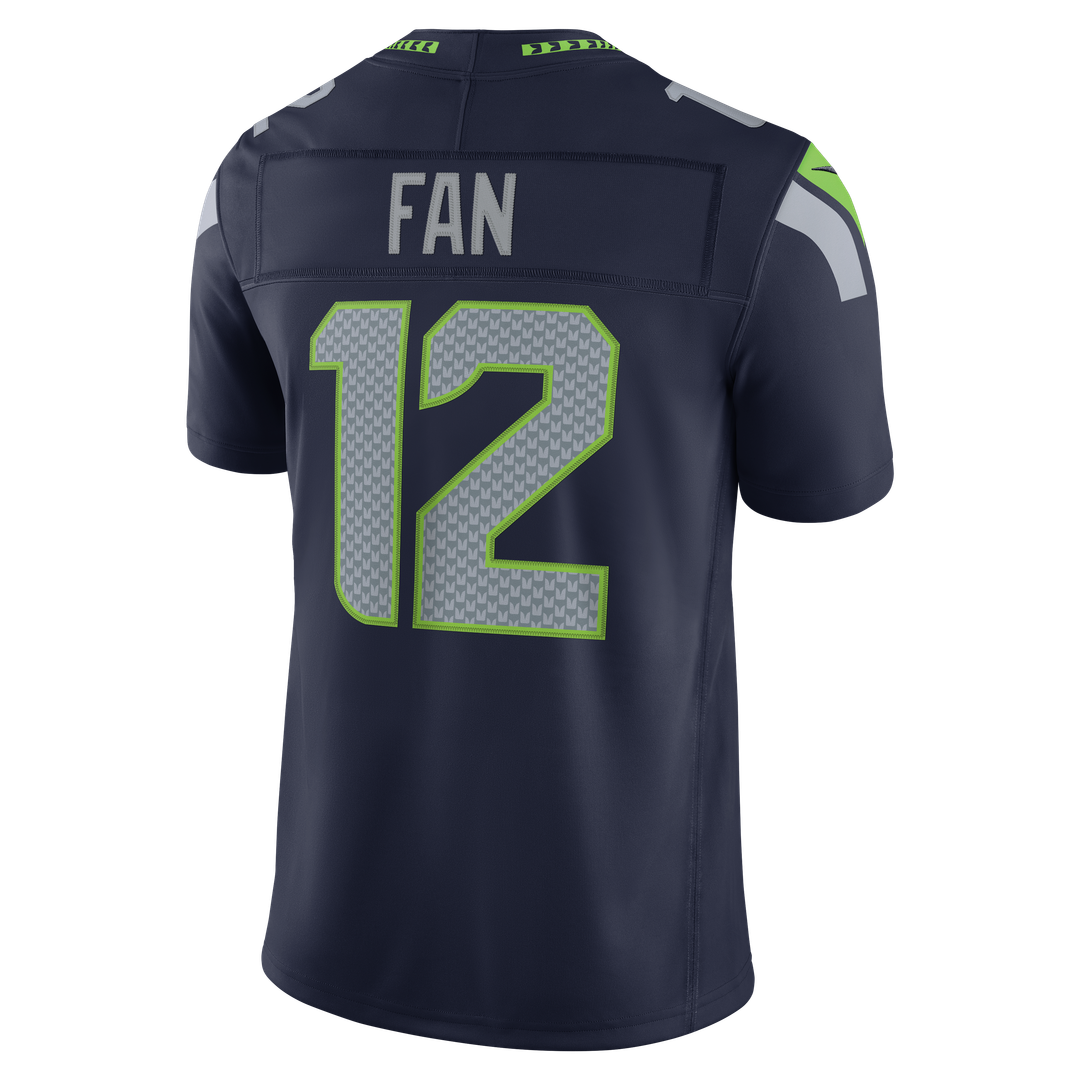 12s Seattle Seahawks Alternate Vapor F.U.S.E. Stitched Limited Jersey - Royal