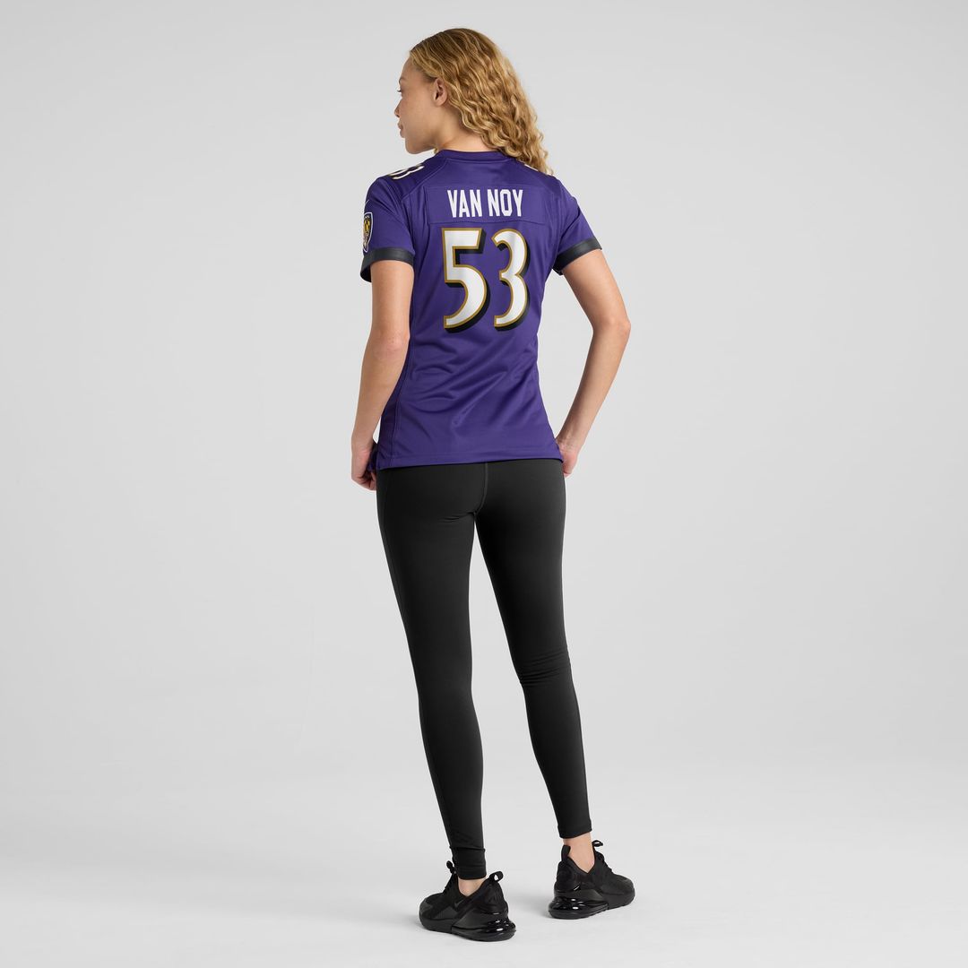 Kyle Van Noy Baltimore Ravens Women's Game Jersey - Purple