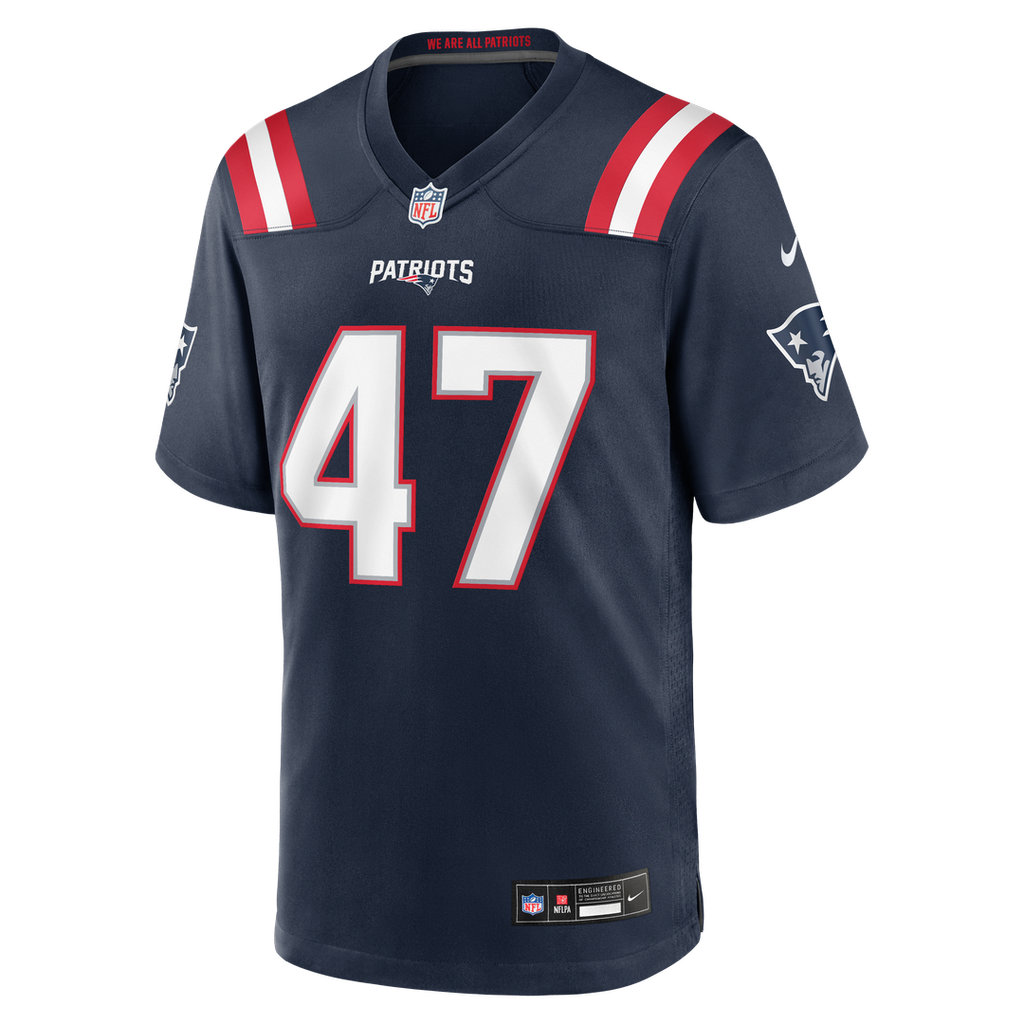 Julian Ashby New England Patriots Team Game Jersey - Navy
