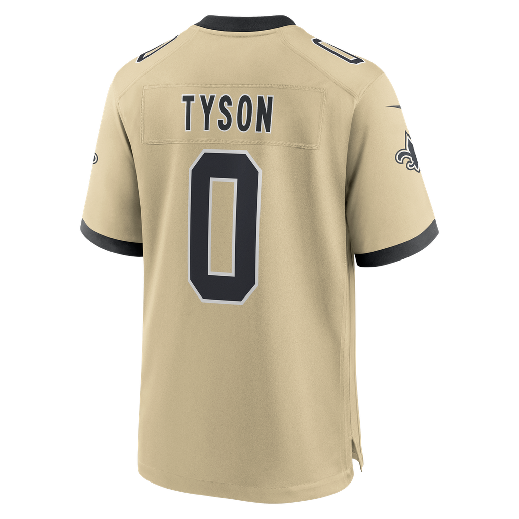 Jordyn Tyson New Orleans Saints Team Game Jersey - Black