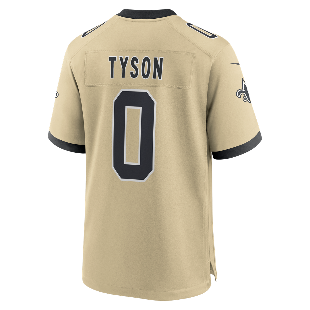 Jordyn Tyson New Orleans Saints Team Game Jersey - Black