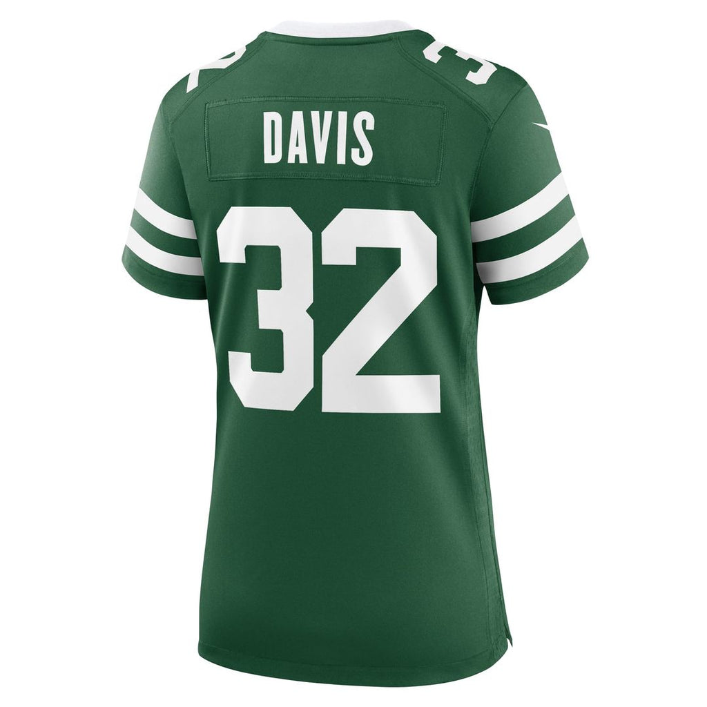 Isaiah Davis New York Jets Women's Game Jersey - Legacy Green