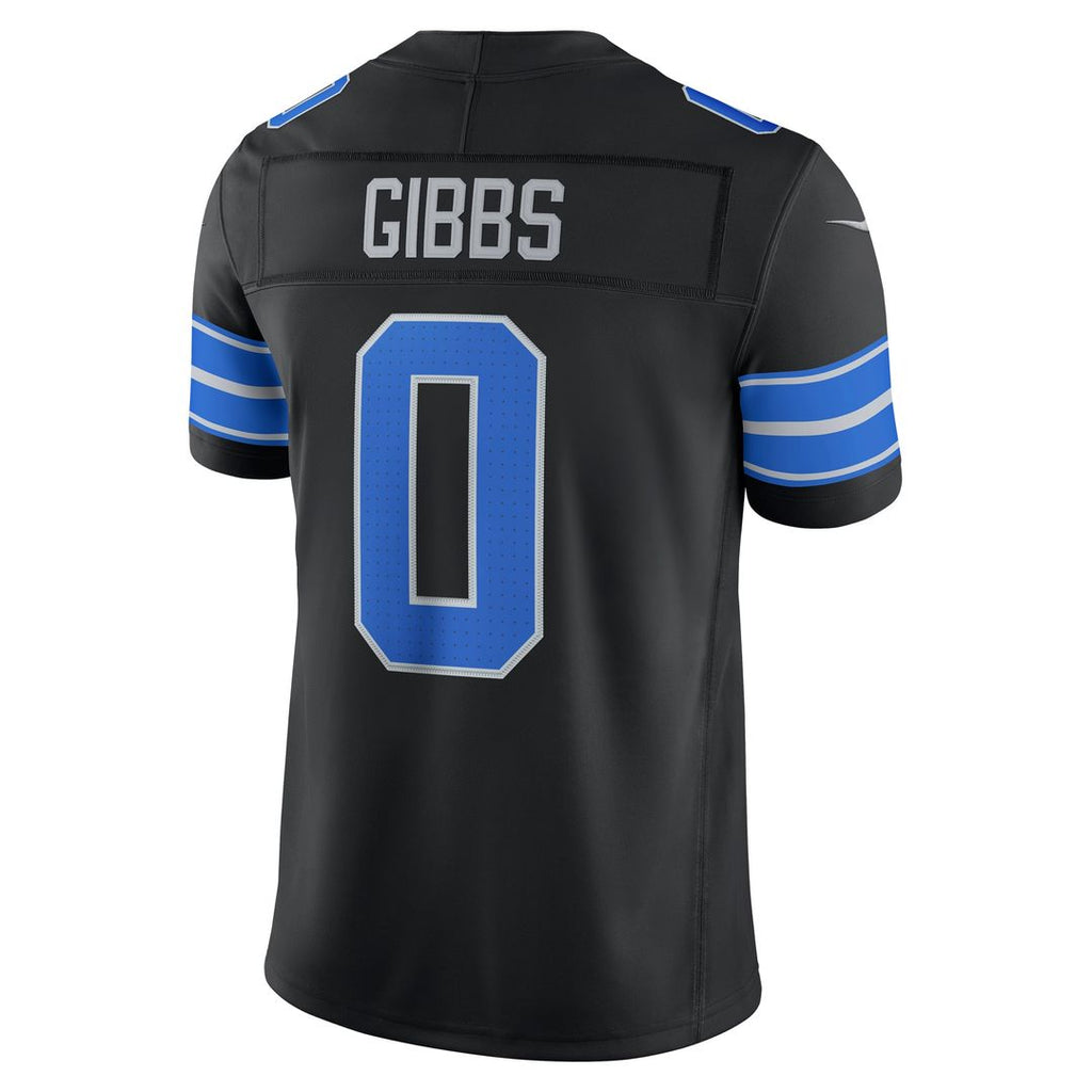 Jahmyr Gibbs Detroit Lions Team Vapor F.U.S.E. Stitched Limited Jersey - Blue