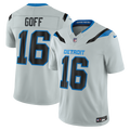 Jared Goff Detroit Lions 2026 Rivalries Collection Stitched Limited Jersey - Silver