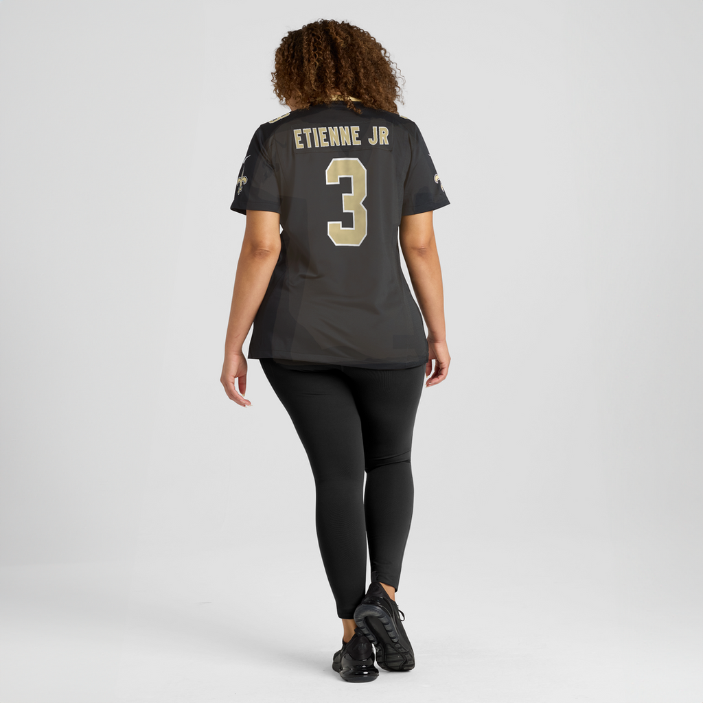 Travis Etienne Jr New Orleans Saints Women's Team Game Jersey - Black
