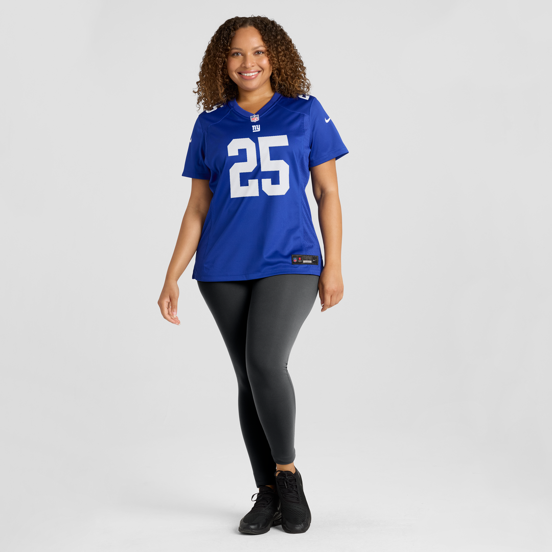 Jason Pinnock New York Giants Women's Team Game Jersey - Royal