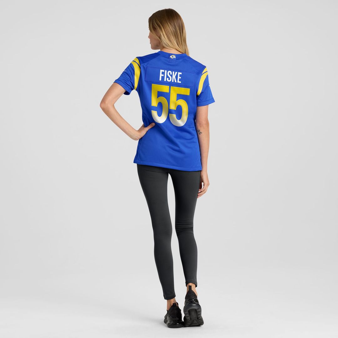 Braden Fiske Los Angeles Rams Women's Game Jersey - Royal
