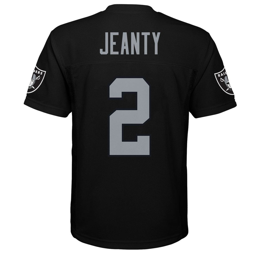 Ashton Jeanty Las Vegas Raiders Youth Replica Jersey - Black