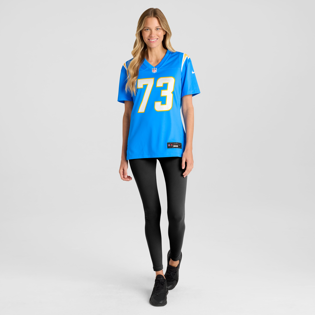 Alex Harkey Los Angeles Chargers Women's Team Game Jersey - Powder Blue