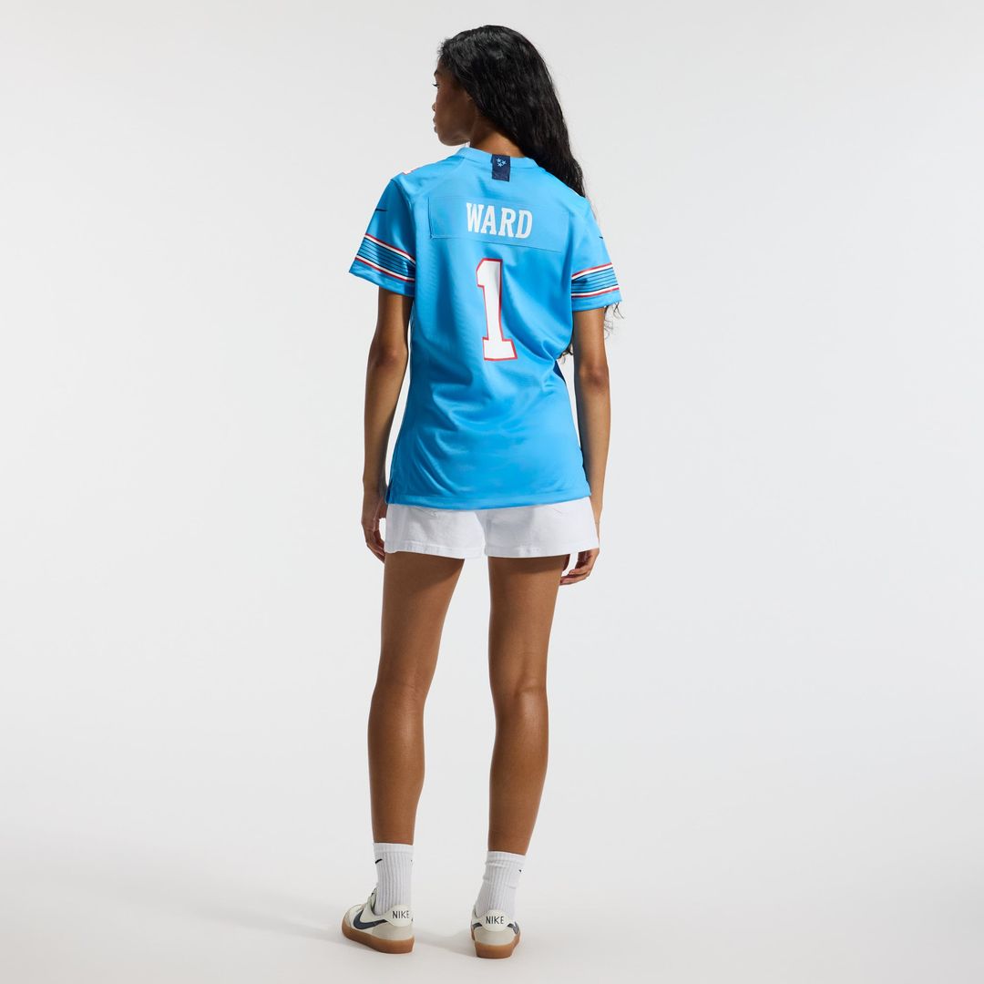 Cameron Ward Tennessee Titans Women's Game Jersey - White
