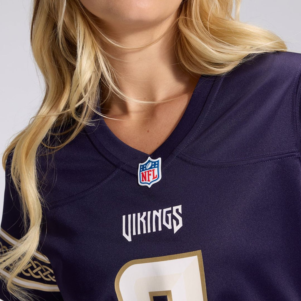 J.J McCarthy Minnesota Vikings Women's 2026 Rivalries Collection Game Jersey - Purple