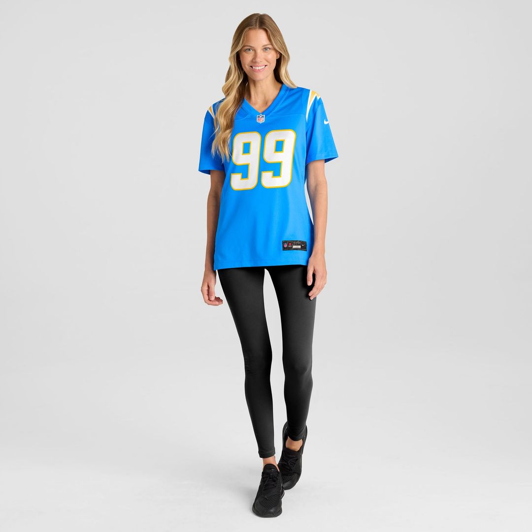 Jamaree Caldwell Los Angeles Chargers Women's Team Game Jersey - Powder Blue